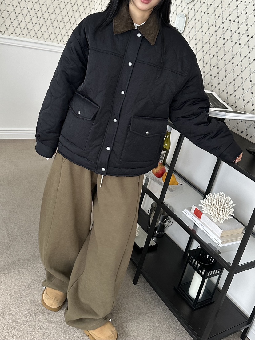 I MFACT東大門㊣實拍女士新品休閑熱賣25秋冬人氣短款棉服I MFACT短款棉服圖色2