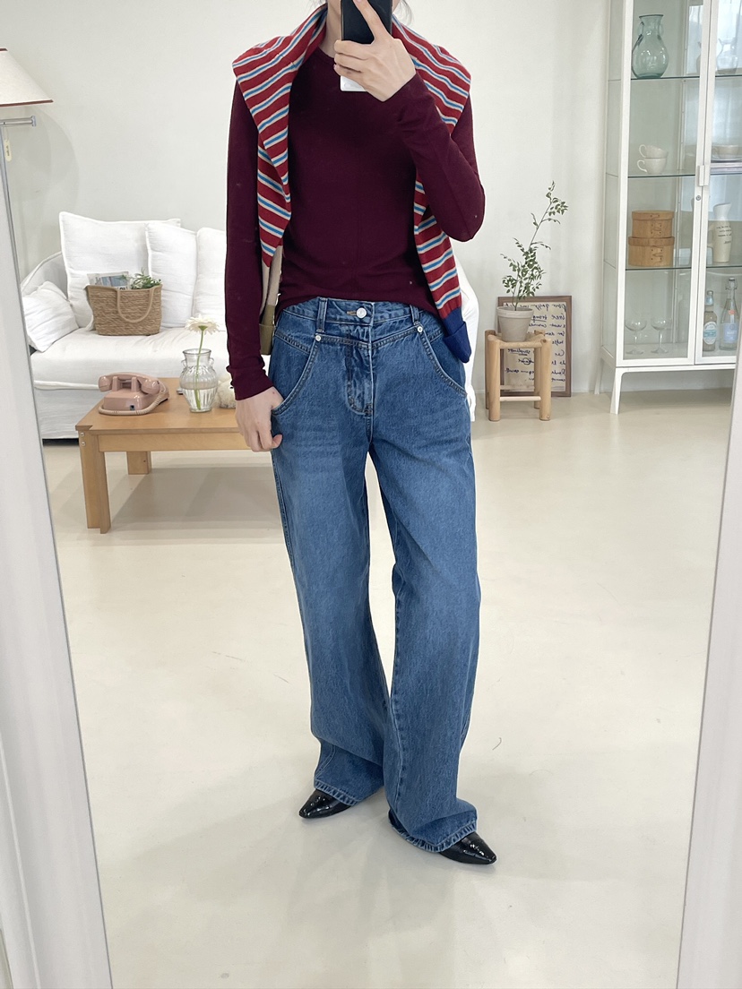 EDITION-P韓國代購㊣女裝新品人氣推薦25秋冬職業休閑長袖T恤CHAHEE長袖T恤