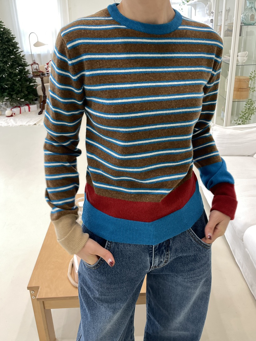 EDITION-P東大門㊣代購女士新款休閑真品25秋冬人氣針織衫CHAHEE針織衫