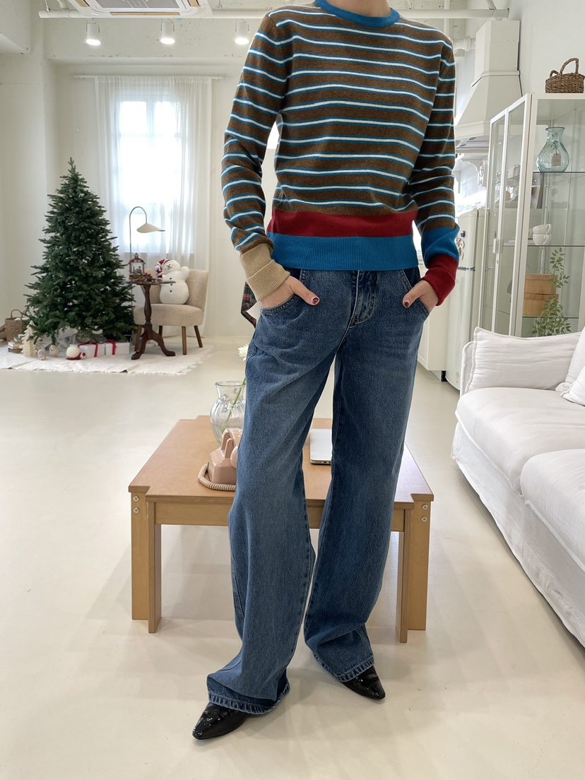 EDITION-P東大門㊣代購女士新款休閑真品25秋冬人氣針織衫CHAHEE針織衫