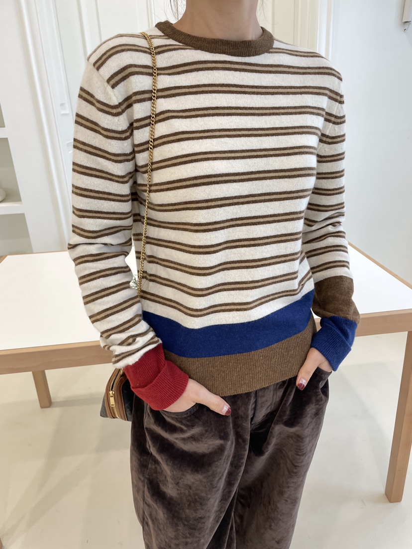 EDITION-P東大門㊣代購女士新款休閑真品25秋冬人氣針織衫CHAHEE針織衫