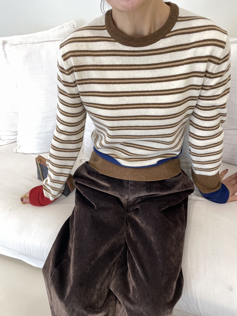 EDITION-P東大門㊣代購女士新款休閑真品25秋冬人氣針織衫CHAHEE針織衫