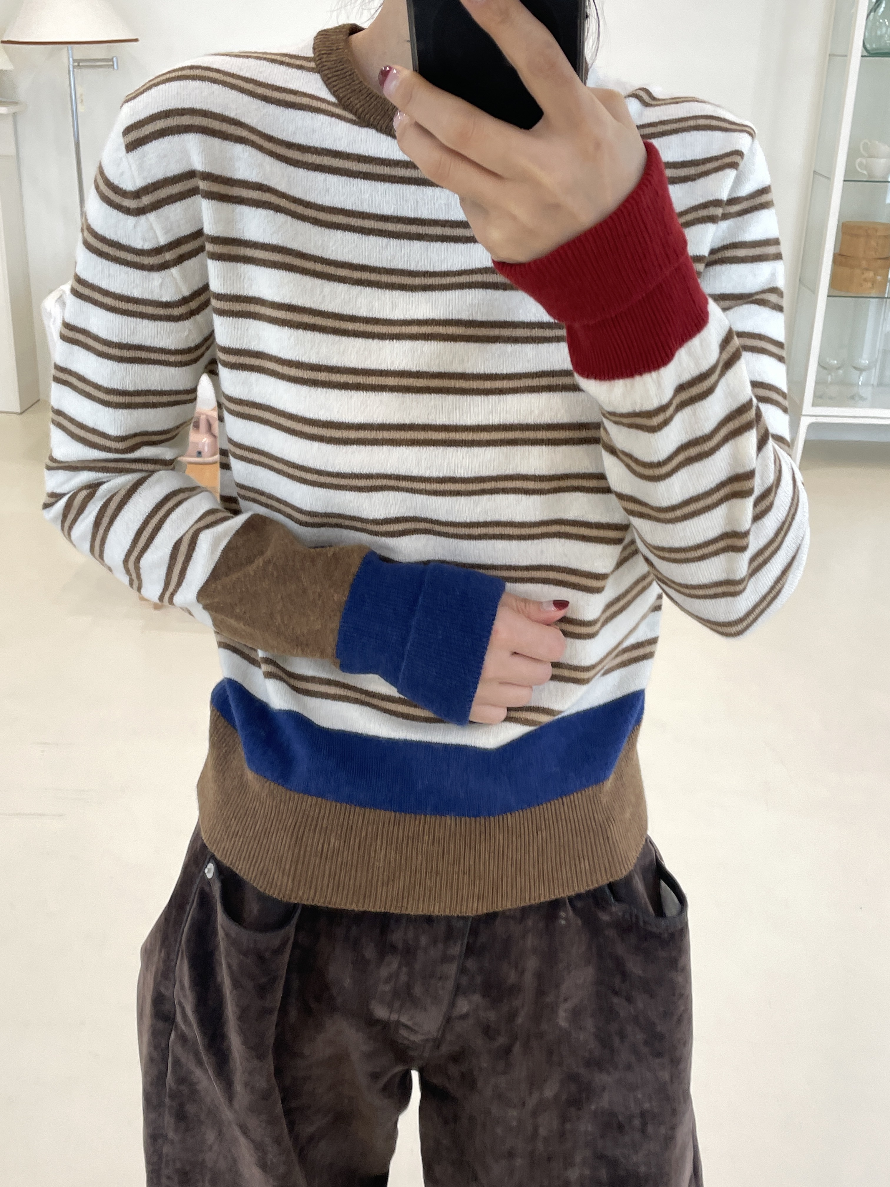 EDITION-P東大門㊣代購女士新款休閑真品25秋冬人氣針織衫CHAHEE針織衫