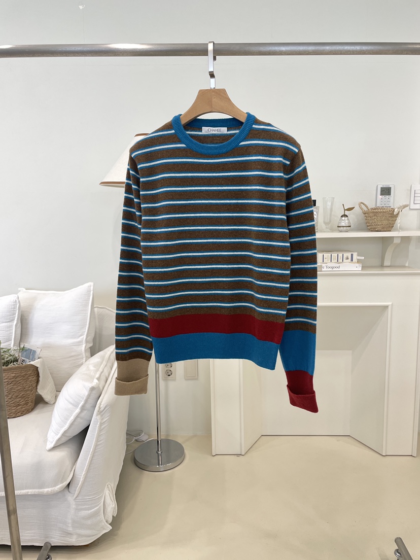 EDITION-P東大門㊣代購女士新款休閑真品25秋冬人氣針織衫CHAHEE針織衫圖色2