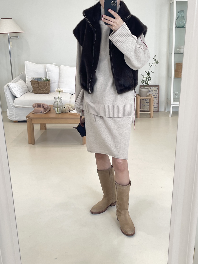 EDITION-P韓國直郵㊣女裝新品25秋冬時尚職業休閑真品針織衫CHAHEE針織衫