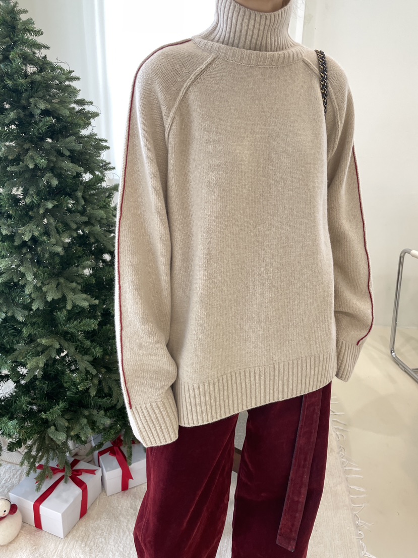 EDITION-P韓國直郵㊣女裝新品25秋冬時尚職業休閑真品針織衫CHAHEE針織衫