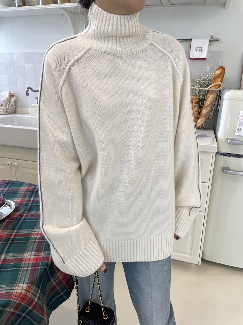 EDITION-P韓國直郵㊣女裝新品25秋冬時尚職業休閑真品針織衫CHAHEE針織衫