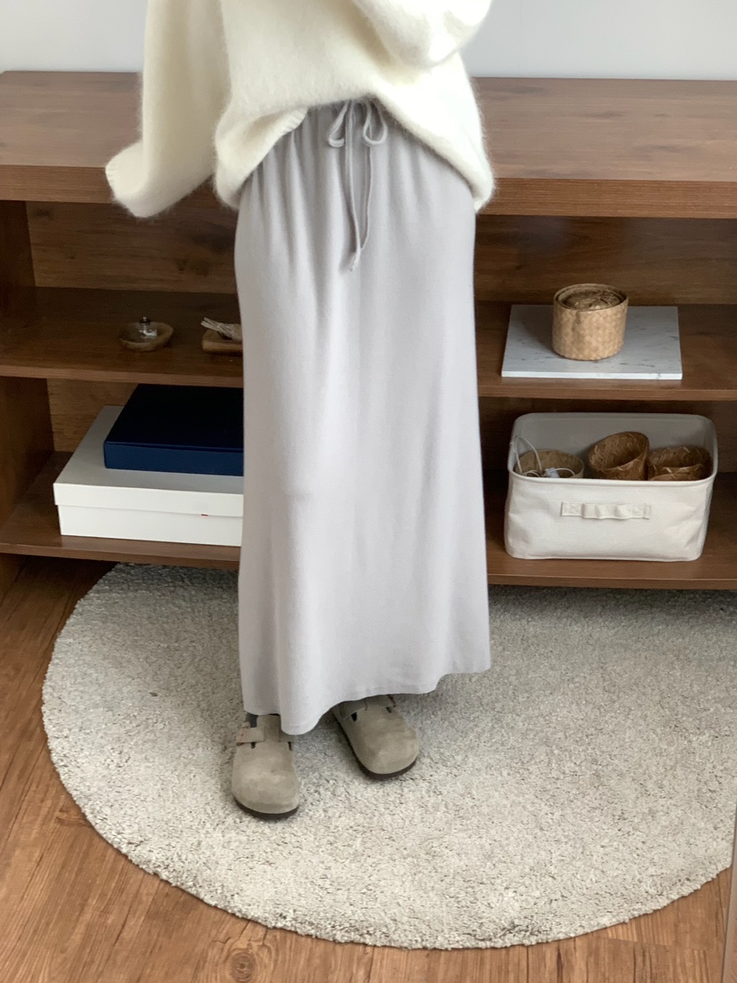 BLEECKER韓國直郵㊣女裝新品熱賣人氣職業推薦休閑25秋冬長裙BLEECKER長裙