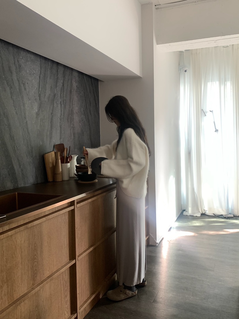 BLEECKER韓國直郵㊣女裝新品熱賣人氣職業推薦休閑25秋冬長裙BLEECKER長裙