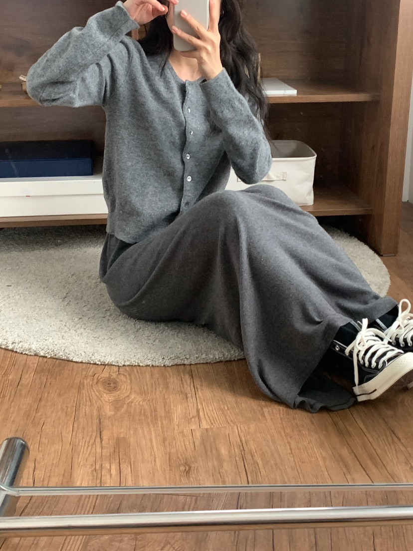 BLEECKER韓國直郵㊣女裝新品熱賣人氣職業推薦休閑25秋冬長裙BLEECKER長裙