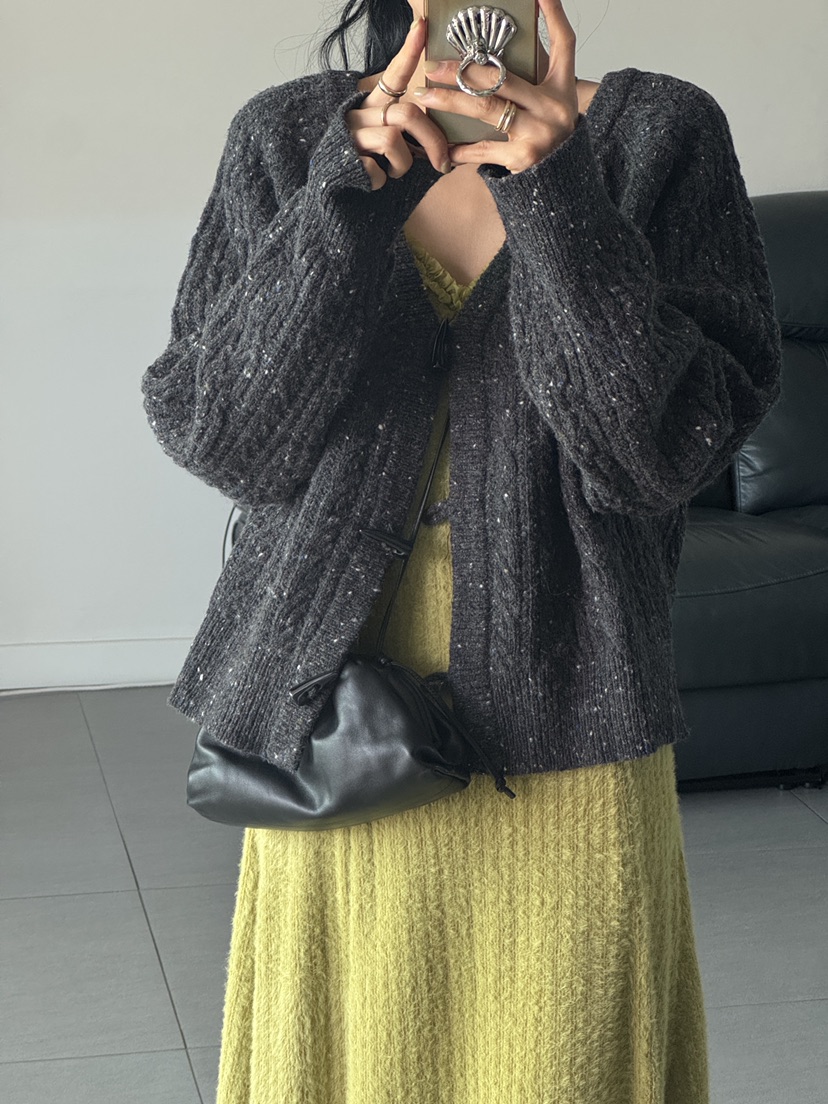 MILUI東大門㊣直郵女裝新品休閑真品推薦熱賣時尚25秋冬針織衫MILUI針織衫