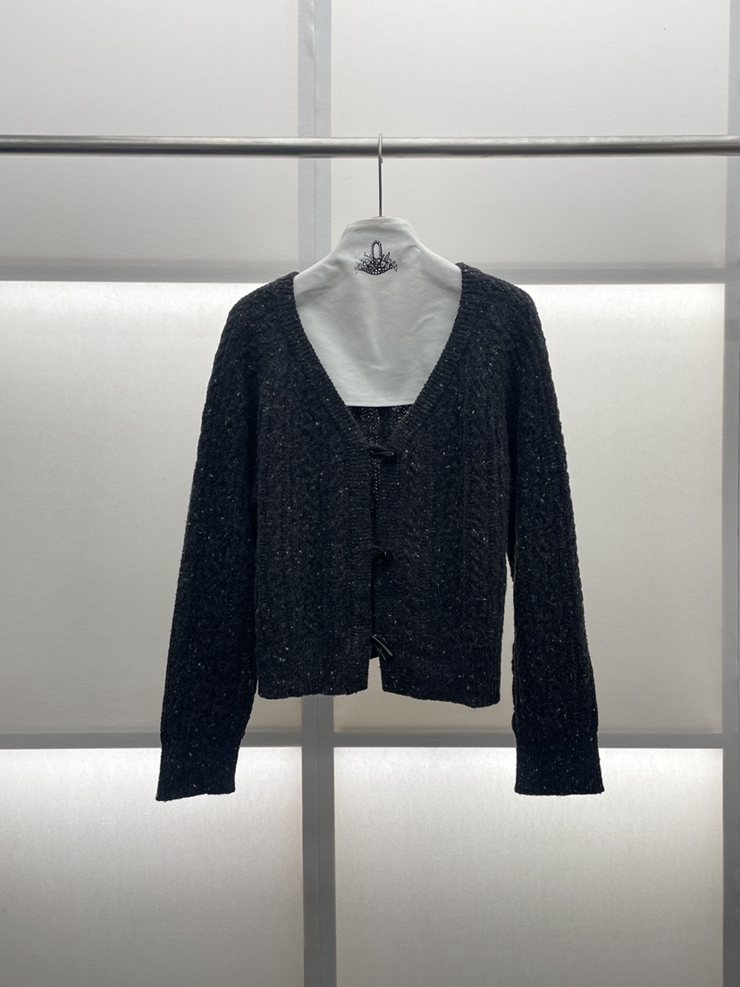 MILUI東大門㊣直郵女裝新品休閑真品推薦熱賣時尚25秋冬針織衫MILUI針織衫圖色3