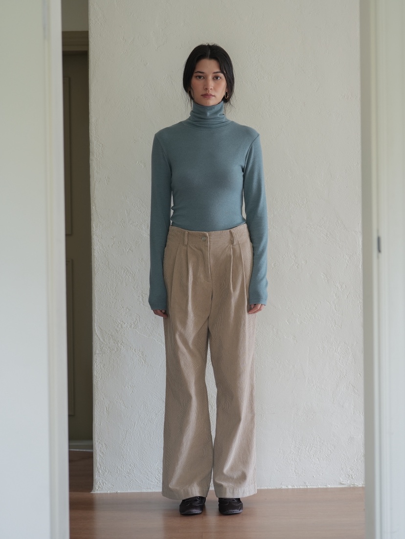 MILUI韓國代購㊣女士新品職業25秋冬人氣推薦真品時尚休閑褲MILUI休閑褲