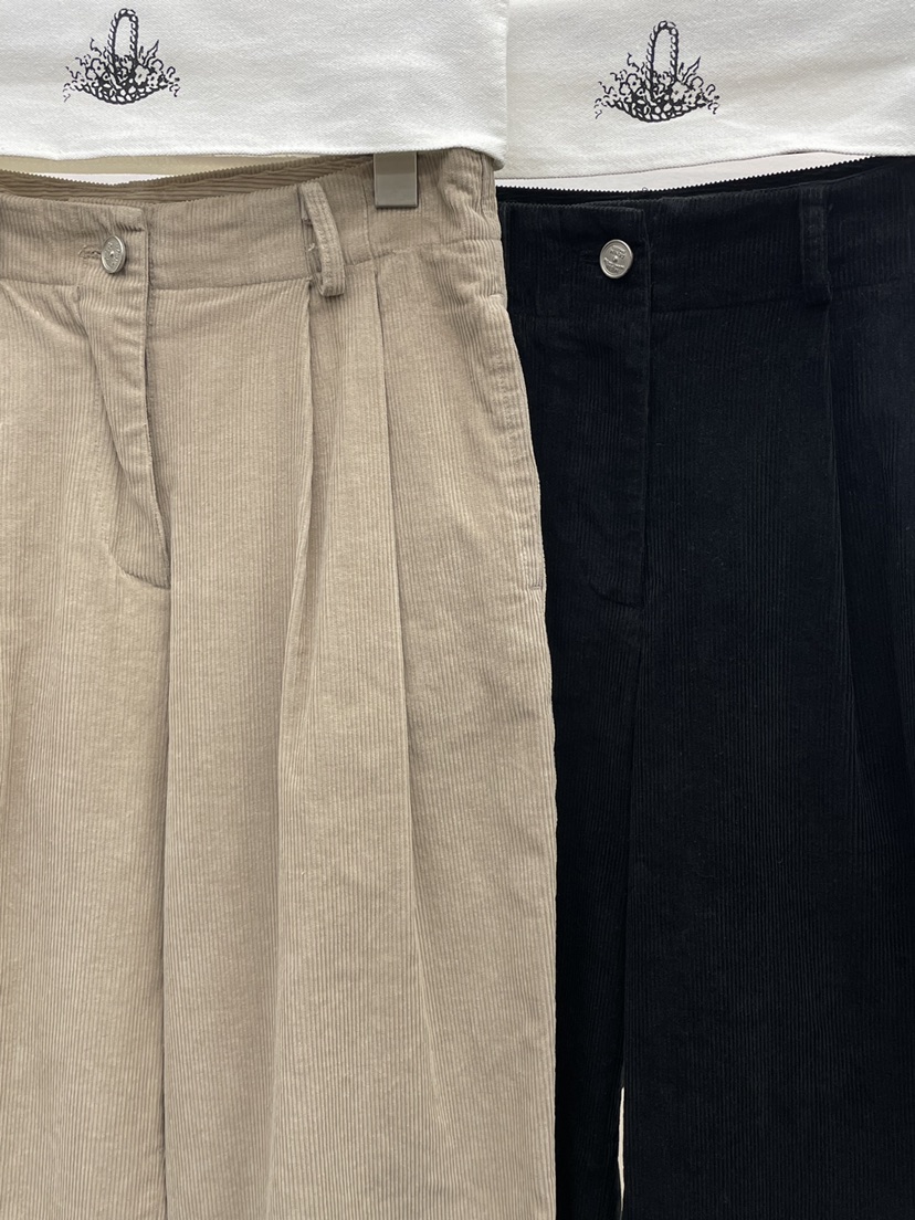 MILUI韓國代購㊣女士新品職業25秋冬人氣推薦真品時尚休閑褲MILUI休閑褲