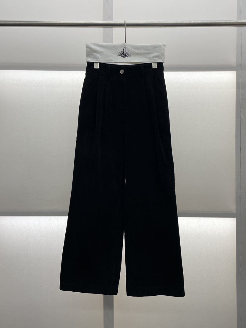 MILUI韓國代購㊣女士新品職業25秋冬人氣推薦真品時尚休閑褲MILUI休閑褲圖色2