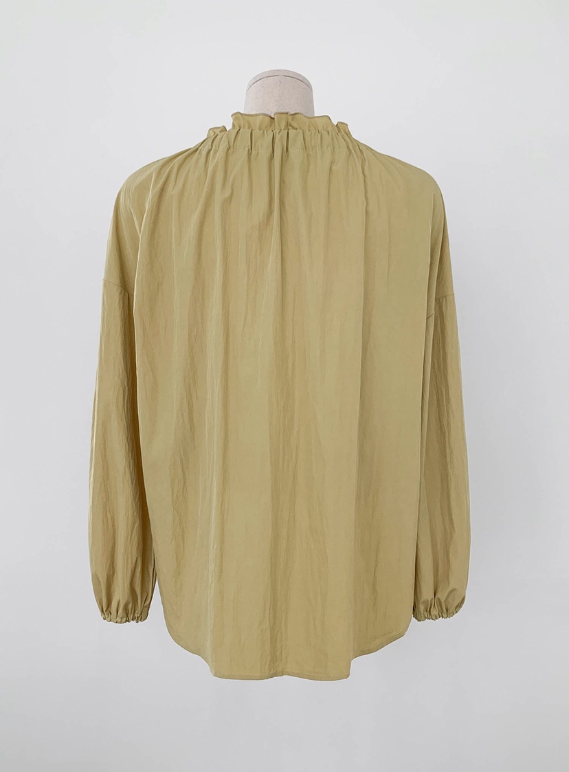 SLIT韓國代購㊣女士新品人氣職業25秋冬時尚休閑襯衫蕾絲衫SLIT襯衫/蕾絲衫