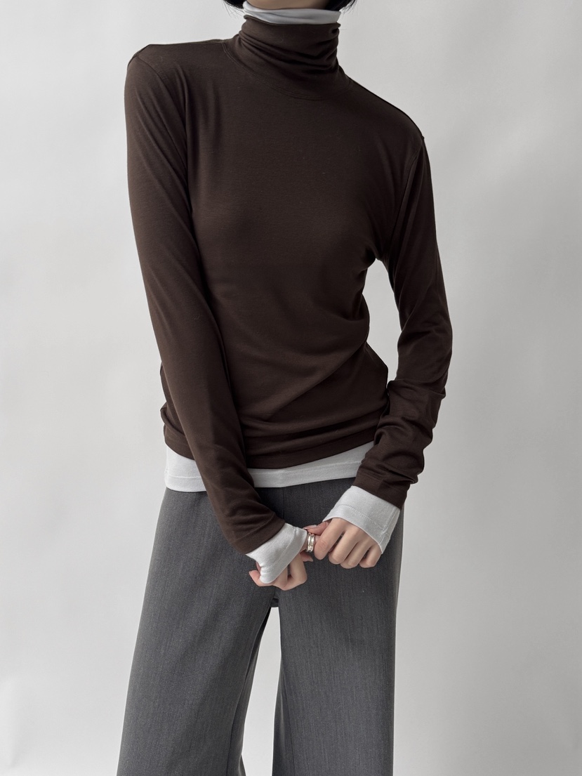 YIKHO STYLE東大門㊣直郵女裝新款時尚職業熱賣推薦長袖T恤YIKHO STYLE長袖T恤