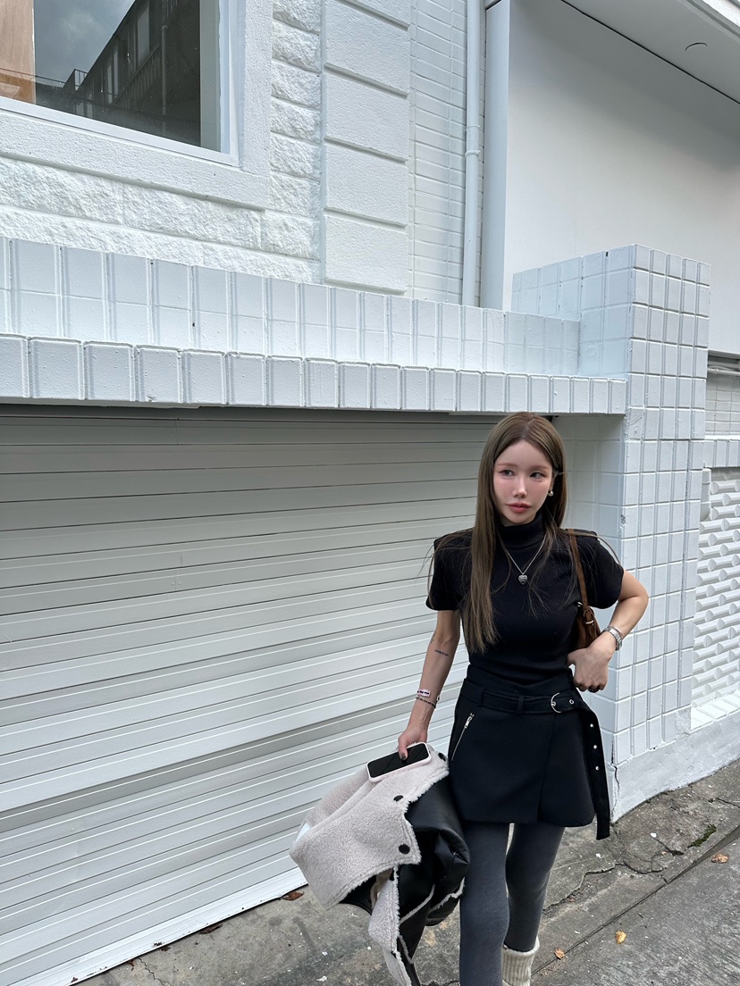 ZEROZERO東大門㊣實拍女裝新款職業25秋冬休閑裙褲羊毛腰帶ZEROZERO裙褲