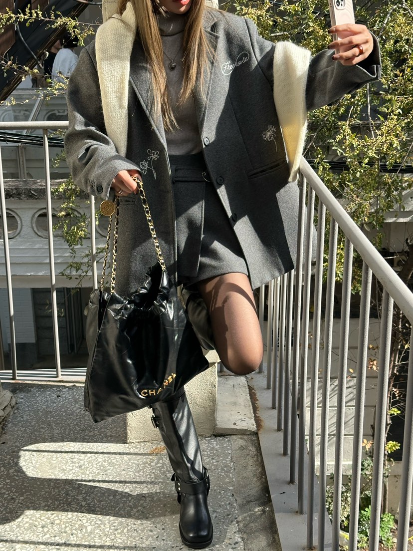 ZEROZERO東大門㊣實拍女裝新款職業25秋冬休閑裙褲羊毛腰帶ZEROZERO裙褲