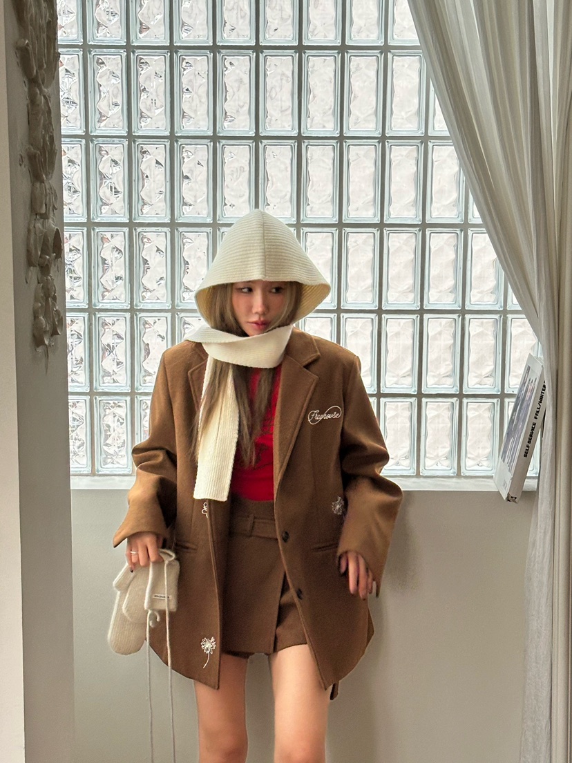 ZEROZERO東大門㊣實拍女裝新款職業25秋冬休閑裙褲羊毛腰帶ZEROZERO裙褲