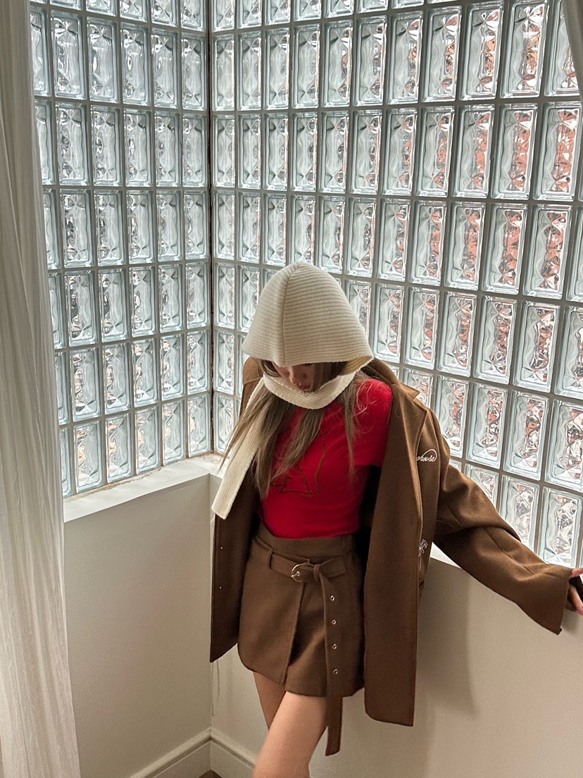 ZEROZERO東大門㊣實拍女裝新款職業25秋冬休閑裙褲羊毛腰帶ZEROZERO裙褲