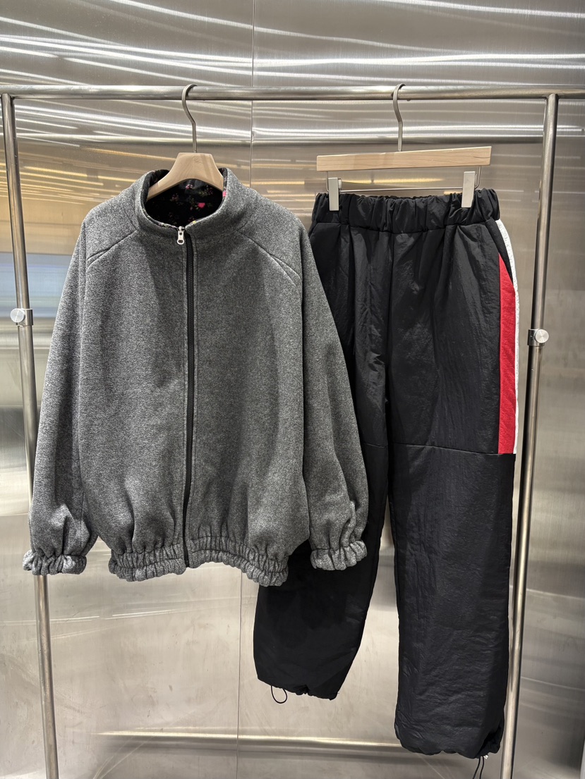 PLATFORM-L韓國代購㊣女士新款25秋冬真品時尚職業休閑褲拼色PLATFORM休閑褲