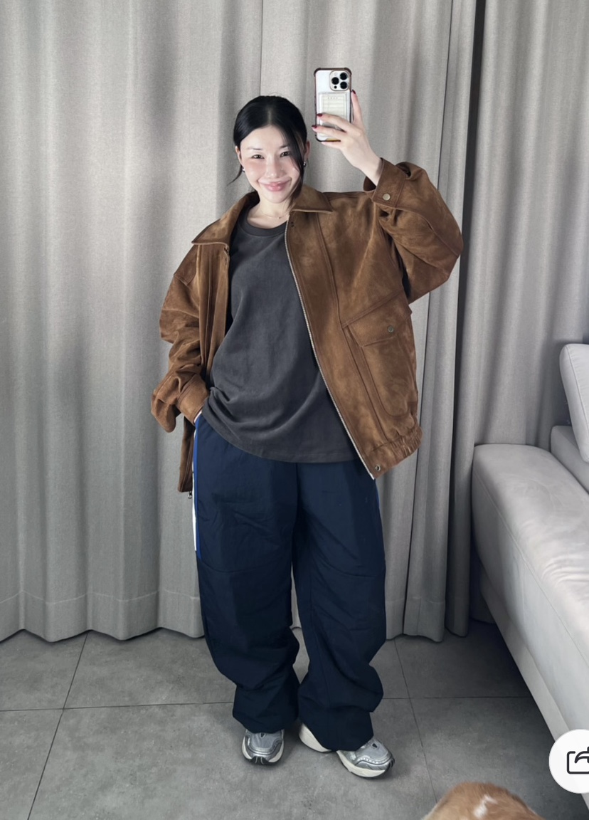 PLATFORM-L韓國代購㊣女士新款25秋冬真品時尚職業休閑褲拼色PLATFORM休閑褲