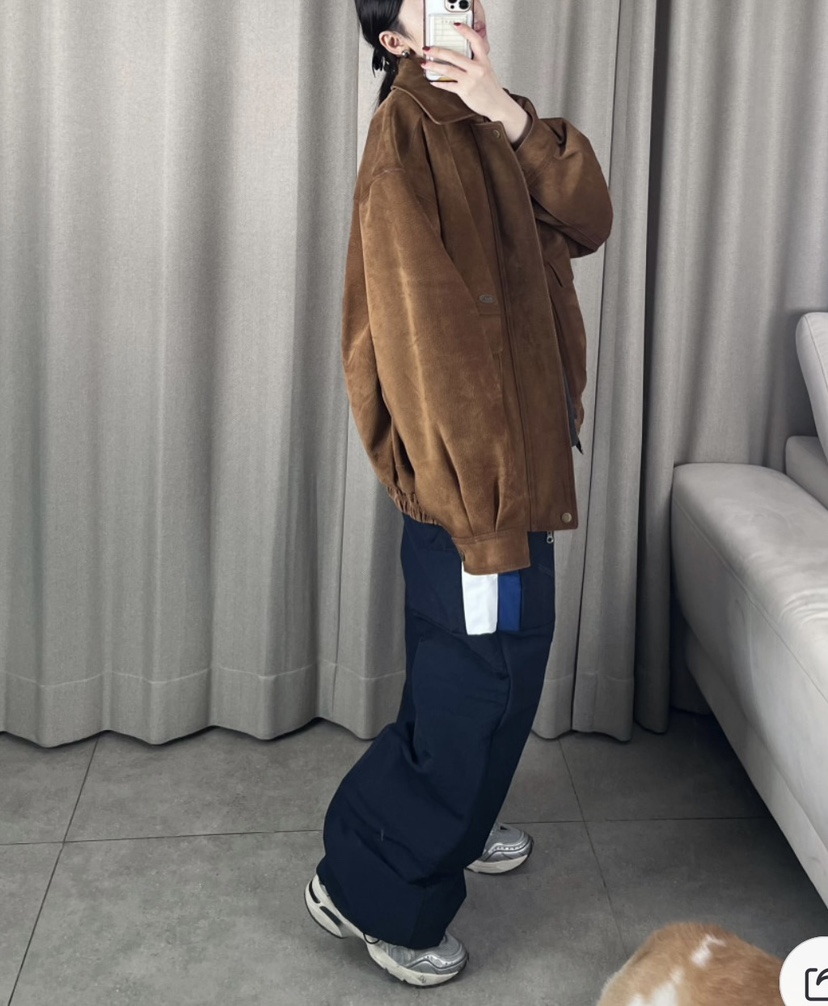 PLATFORM-L韓國代購㊣女士新款25秋冬真品時尚職業休閑褲拼色PLATFORM休閑褲