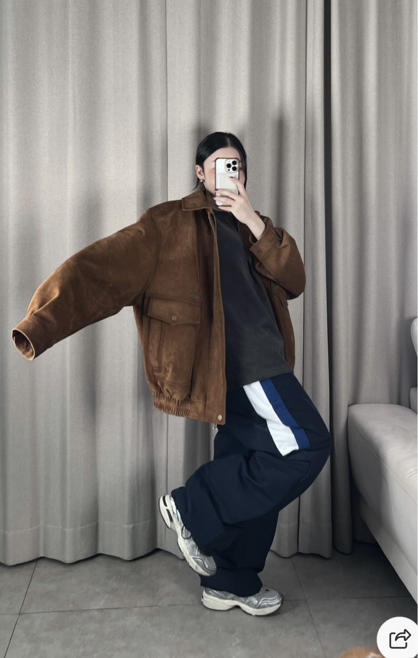 PLATFORM-L韓國代購㊣女士新款25秋冬真品時尚職業休閑褲拼色PLATFORM休閑褲