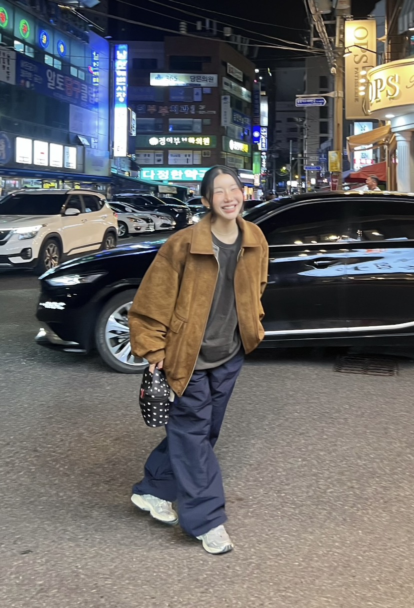 PLATFORM-L韓國代購㊣女士新款25秋冬真品時尚職業休閑褲拼色PLATFORM休閑褲