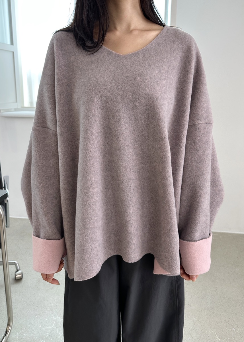 CLASSY-O韓國代購㊣女裝新品25秋冬推薦時尚衛衣不含內搭拼色CLASSY-O衛衣