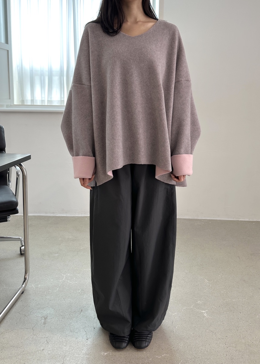 CLASSY-O韓國代購㊣女裝新品25秋冬推薦時尚衛衣不含內搭拼色CLASSY-O衛衣