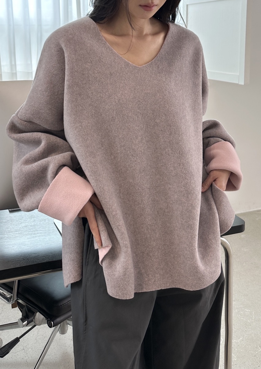 CLASSY-O韓國代購㊣女裝新品25秋冬推薦時尚衛衣不含內搭拼色CLASSY-O衛衣