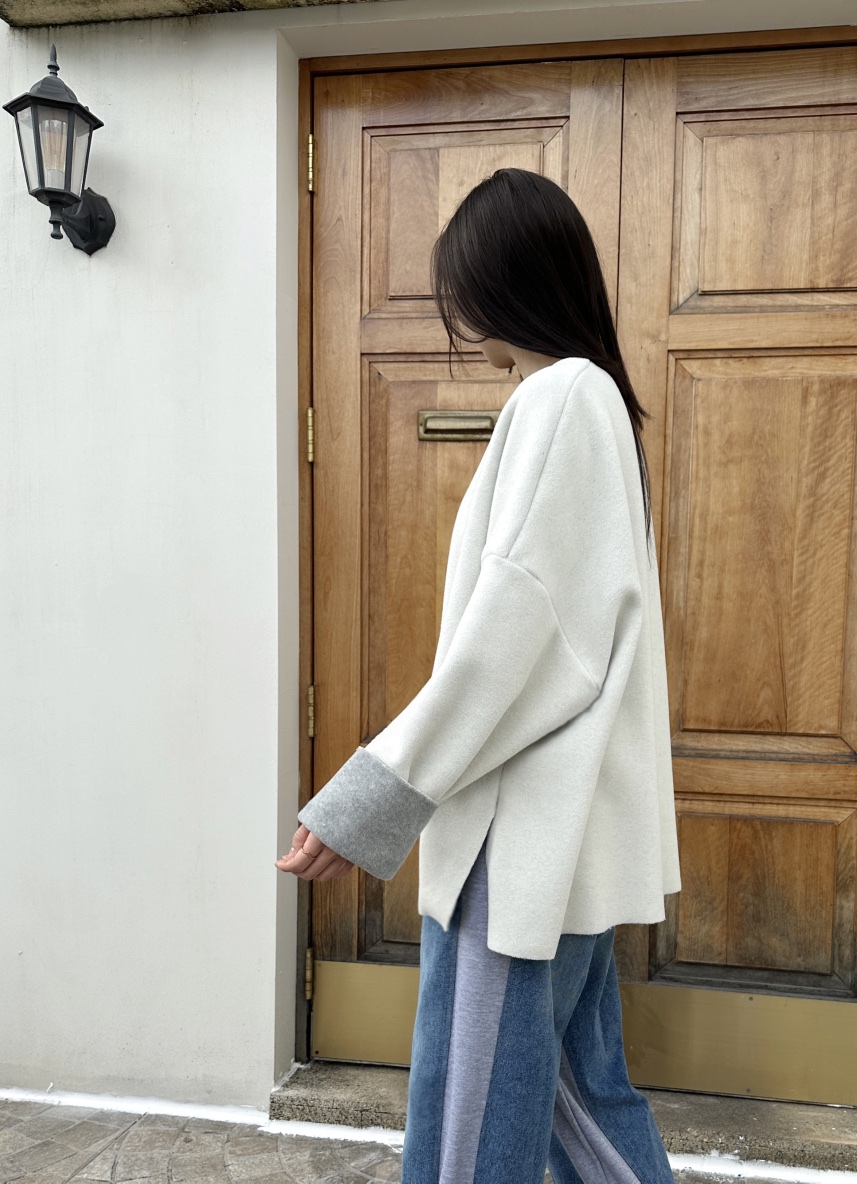 CLASSY-O韓國代購㊣女裝新品25秋冬推薦時尚衛衣不含內搭拼色CLASSY-O衛衣