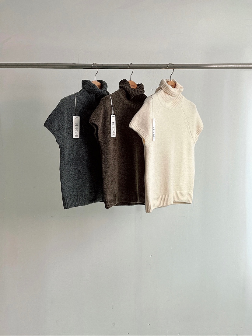 BLEECKER韓國代購㊣女裝新款人氣時尚職業休閑熱賣25秋冬針織衫BLEECKER針織衫