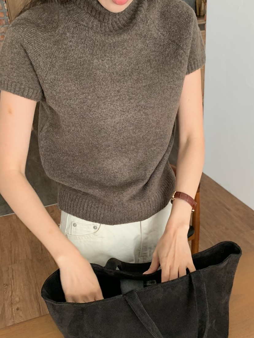 BLEECKER韓國代購㊣女裝新款人氣時尚職業休閑熱賣25秋冬針織衫BLEECKER針織衫