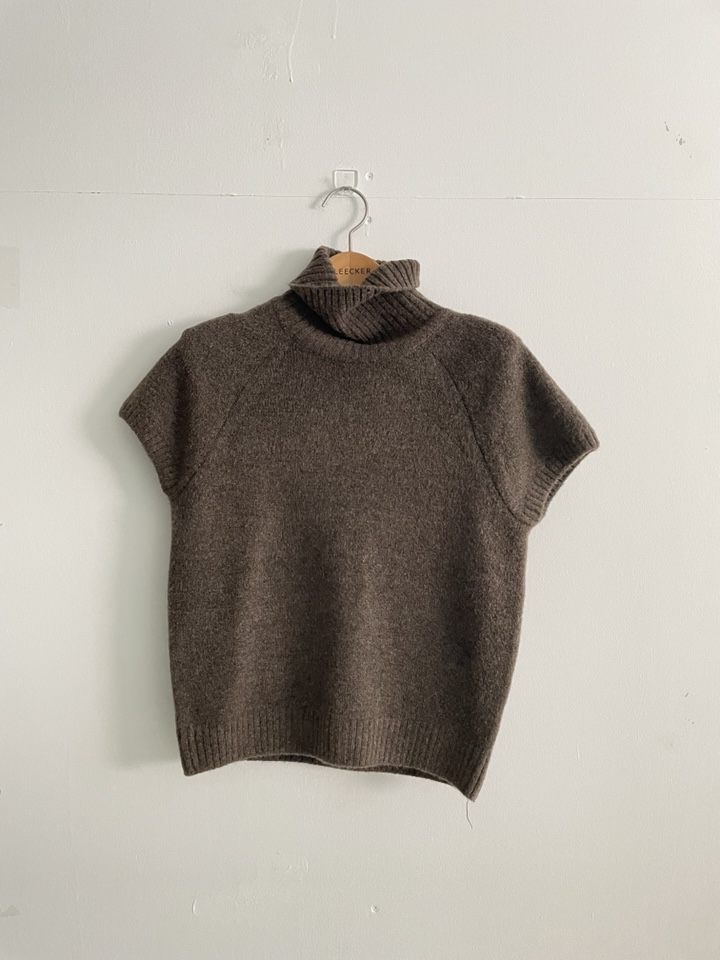 BLEECKER韓國代購㊣女裝新款人氣時尚職業休閑熱賣25秋冬針織衫BLEECKER針織衫圖色1