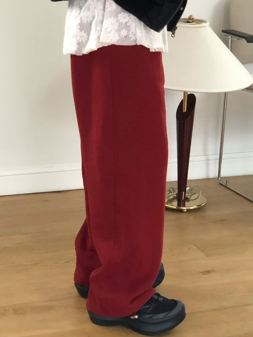 ONDO-P東大門㊣代購女士新品人氣休閑推薦熱賣25秋冬休閑褲開衩ONDO-P休閑褲