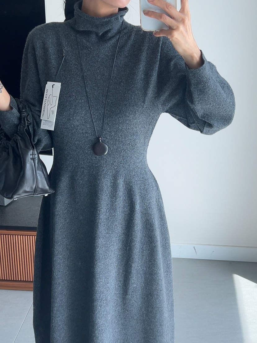 MILUI韓國代購㊣女裝新品真品熱賣職業25秋冬人氣休閑連衣裙MILUI連衣裙