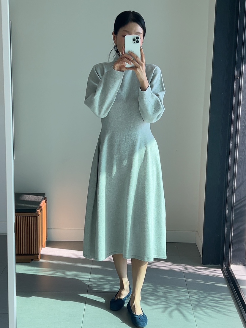 MILUI韓國代購㊣女裝新品真品熱賣職業25秋冬人氣休閑連衣裙MILUI連衣裙