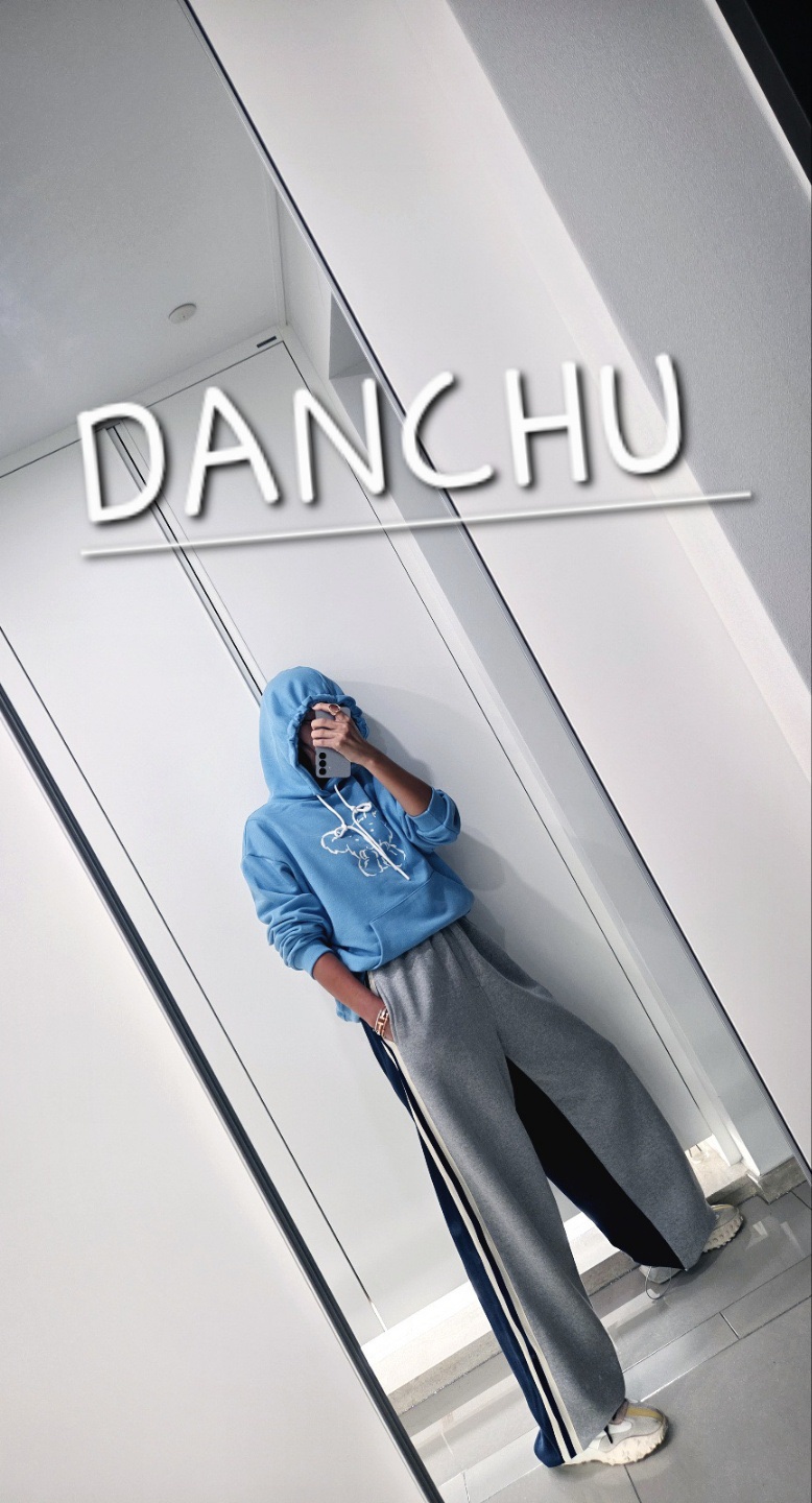 DANCHU東大門㊣代購女裝新品休閑時尚真品熱賣25秋冬衛衣兜帽DANCHU衛衣