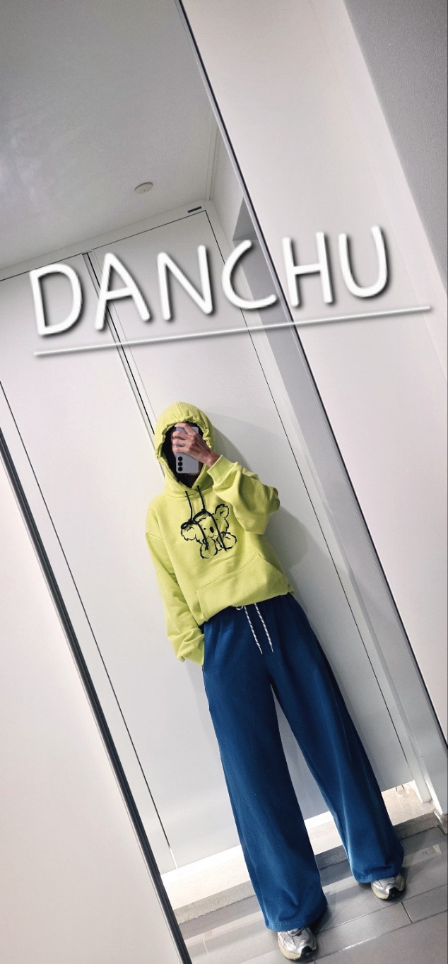 DANCHU東大門㊣代購女裝新品休閑時尚真品熱賣25秋冬衛衣兜帽DANCHU衛衣