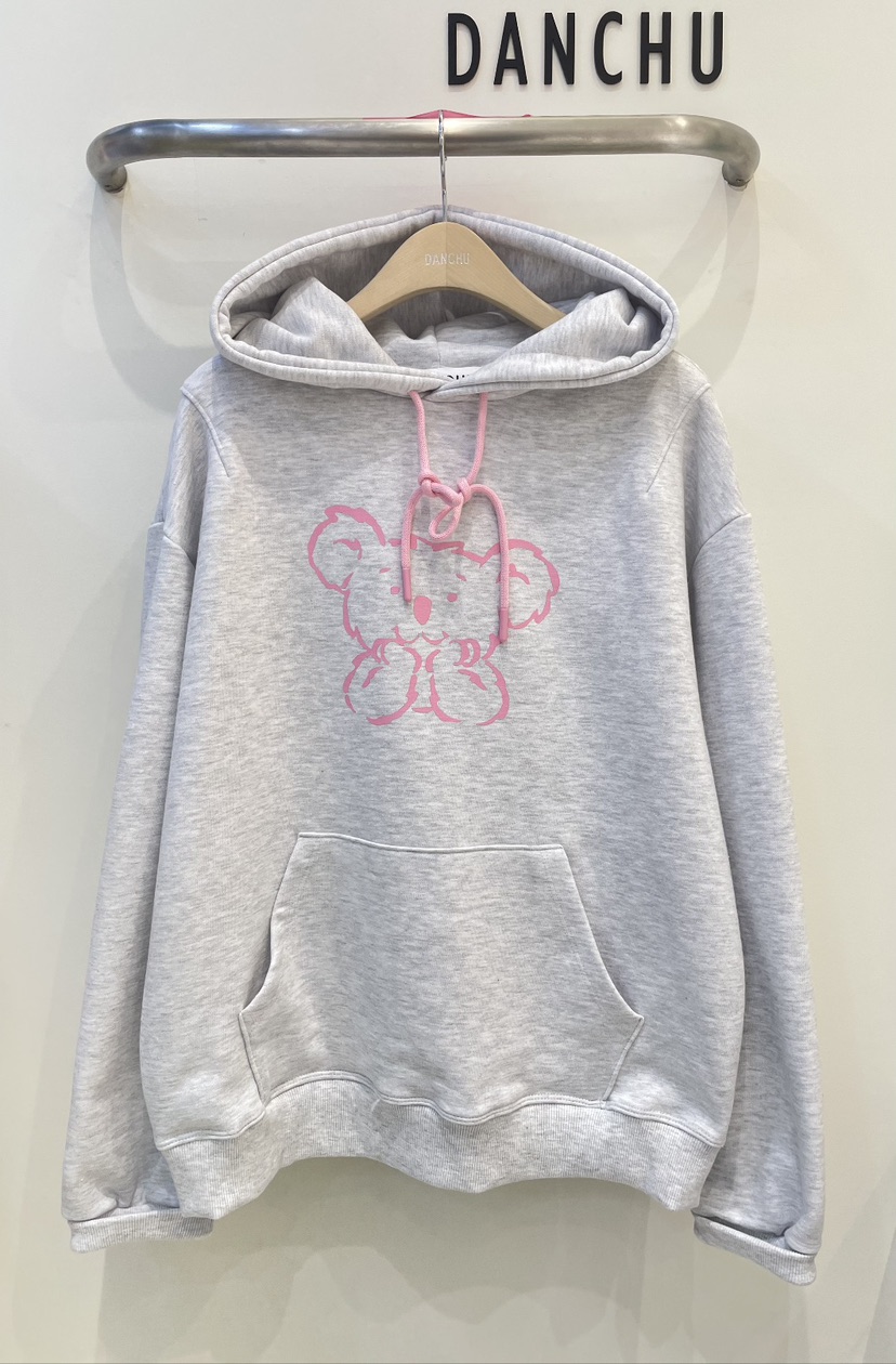 DANCHU東大門㊣代購女裝新品休閑時尚真品熱賣25秋冬衛衣兜帽DANCHU衛衣圖色1