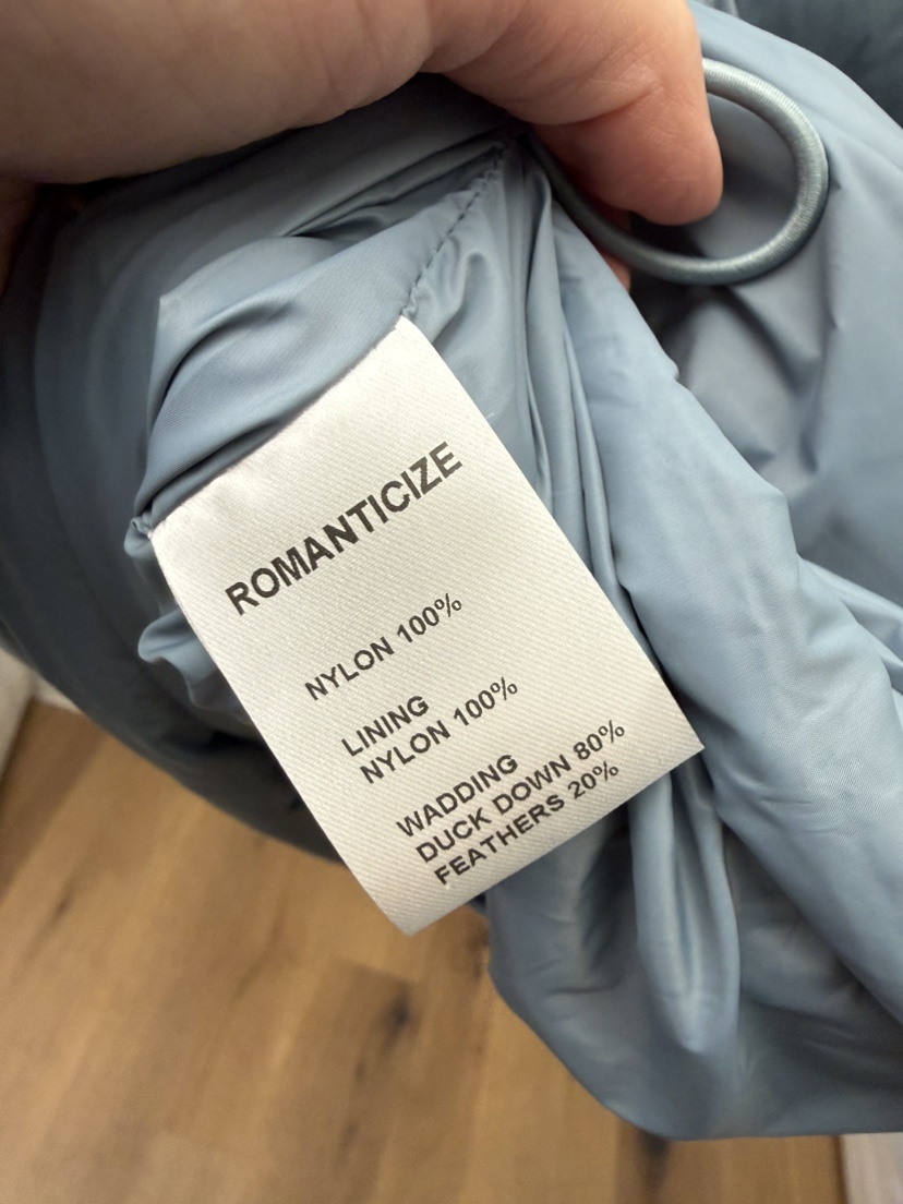 ROMANTICIZE東大門㊣直郵女士新款真品休閑短款羽絨服填充絨ROMANTICIZE短款羽絨服