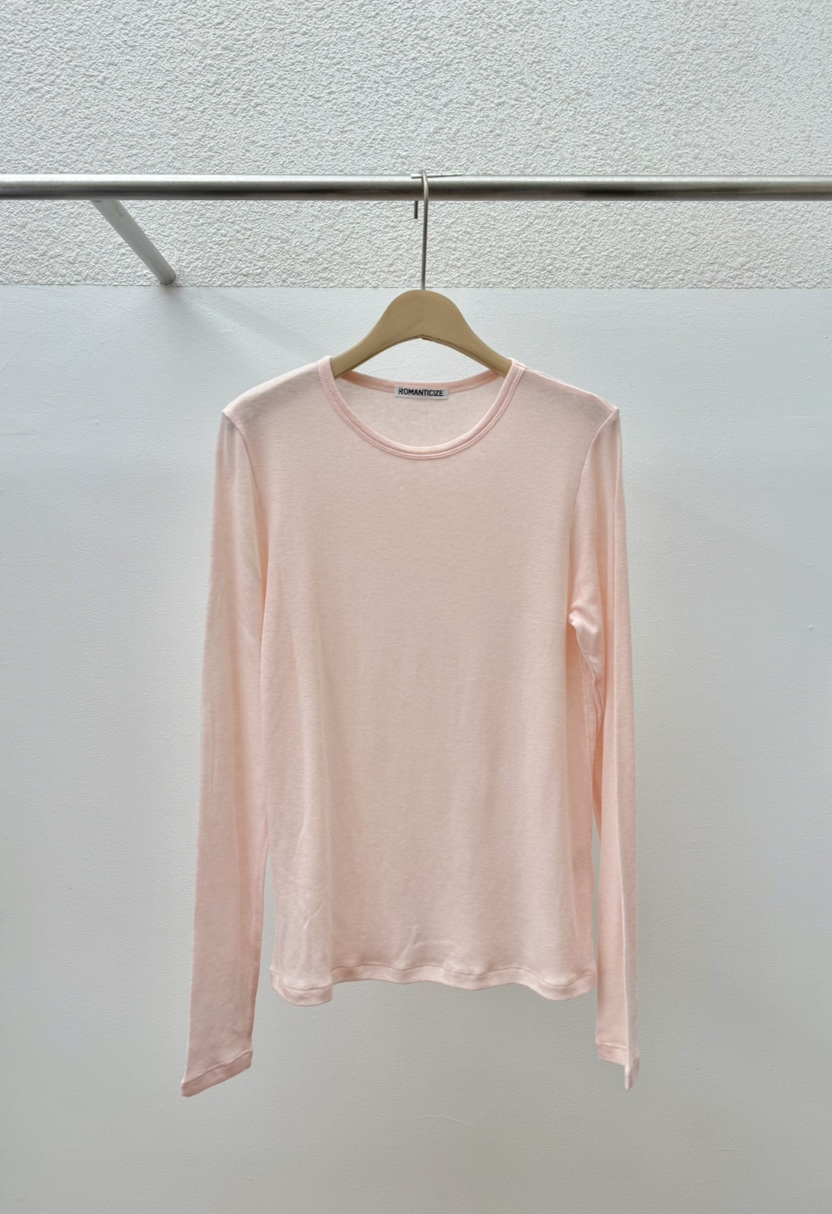 ROMANTICIZE韓國直郵㊣女士新品25秋冬職業休閑時尚長袖T恤ROMANTICIZE長袖T恤圖色2