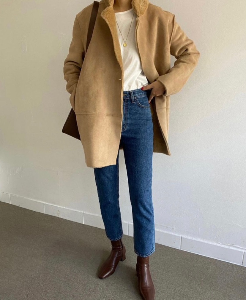 PLANTS ON GRAY韓國代購㊣女士新品真品休閑推薦25秋冬夾克PLANTS ON GRAY夾克