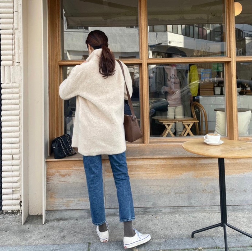 PLANTS ON GRAY韓國代購㊣女士新品真品休閑推薦25秋冬夾克PLANTS ON GRAY夾克