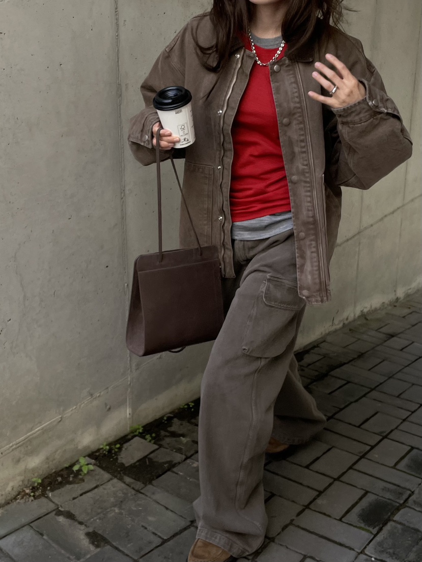 WATER/RIVER東大門㊣直郵女裝新品真品人氣職業25秋冬牛仔褲WATER/RIVER牛仔褲