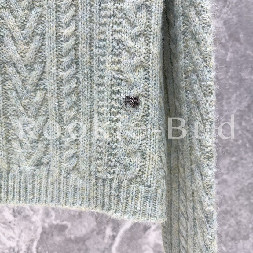 ROOKIE BUD東大門㊣實拍女士新款25秋冬休閑針織衫麻花針織ROOKIE BUD-L針織衫