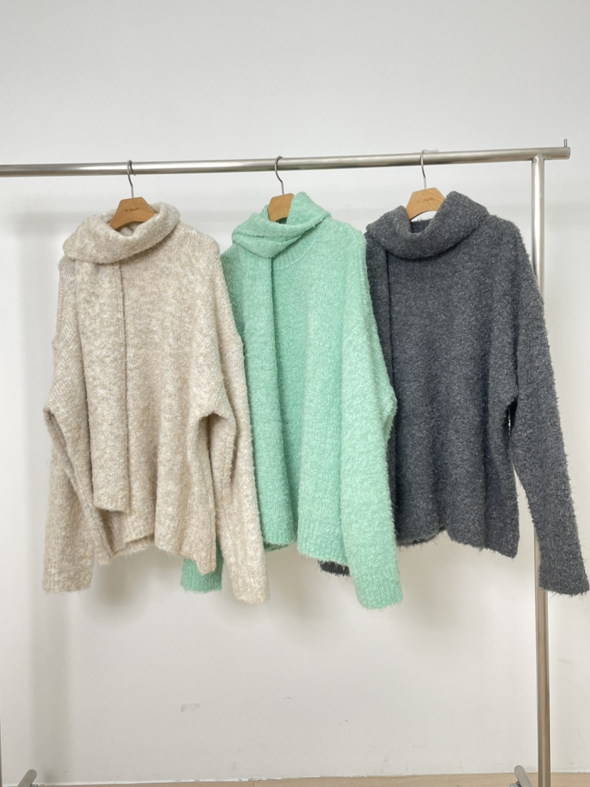 MILLIMETER東大門㊣直郵女裝新品推薦熱賣真品針織衫含圍巾MILLIMETER/MGML針織衫